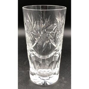 5.5” KUSAK CUT GLASS WORKS Berlin Pinwheel High Ball Glass 1900-1920